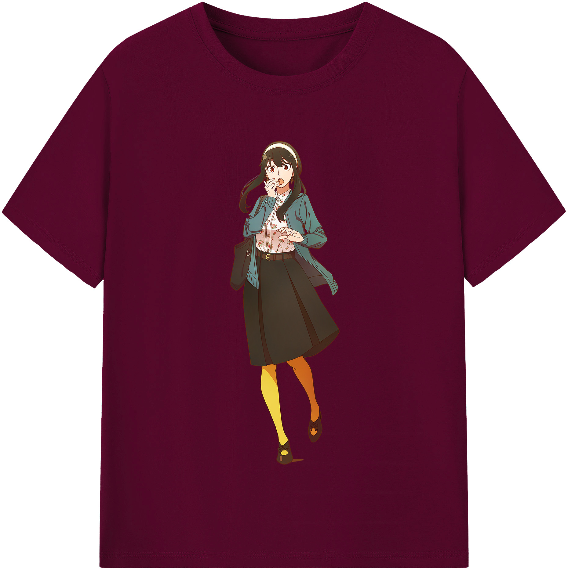 （画像用） SPY×FAMILY间谍家家酒 レディースカジュアルプリントTシャツ（綿100％）